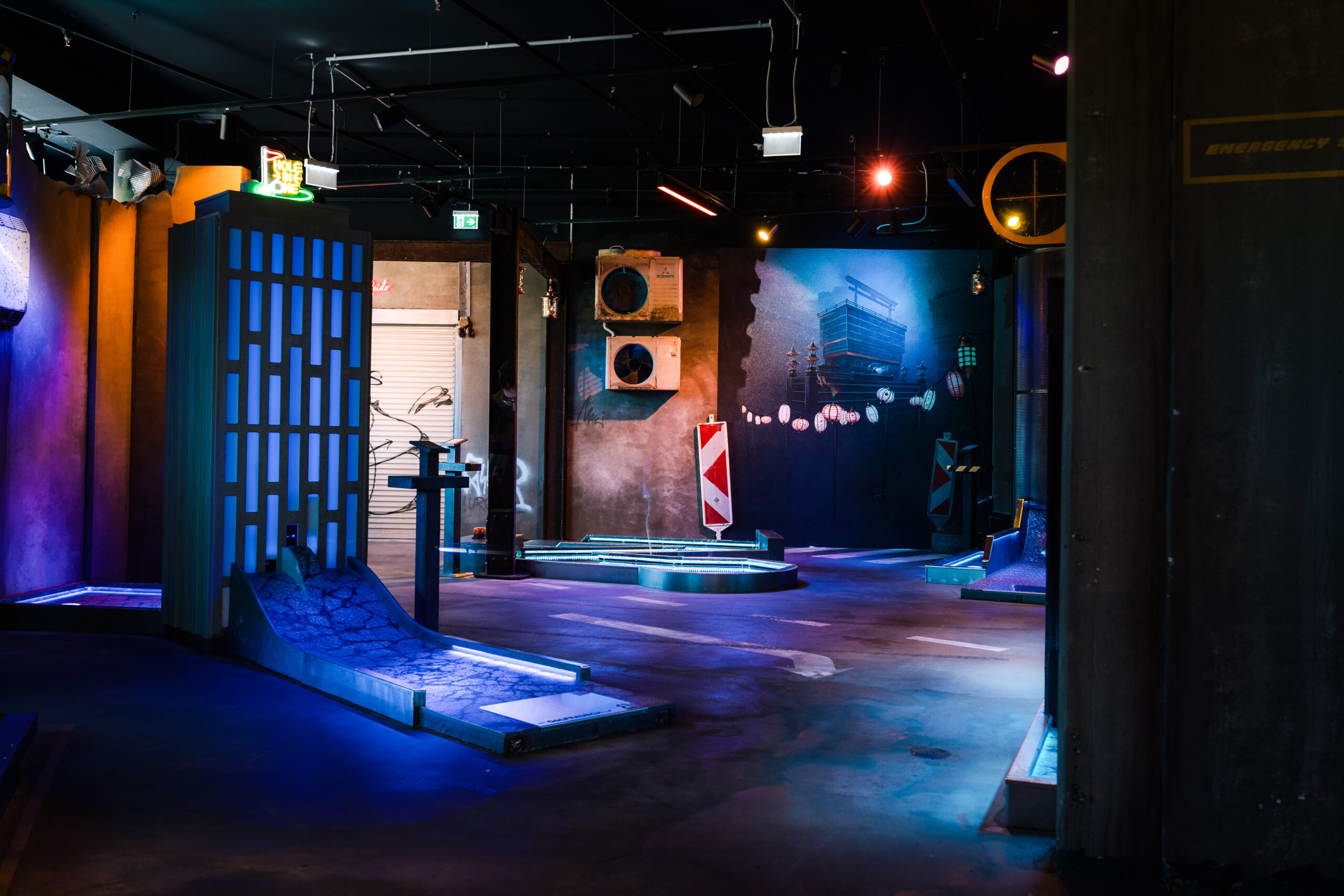 Minigolf Welt - Cyberpunk